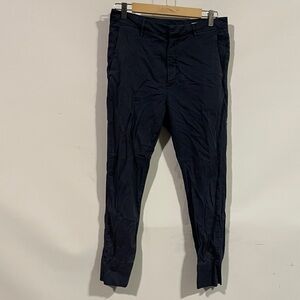 Men's Navy Chinos - Classic Slim Fit